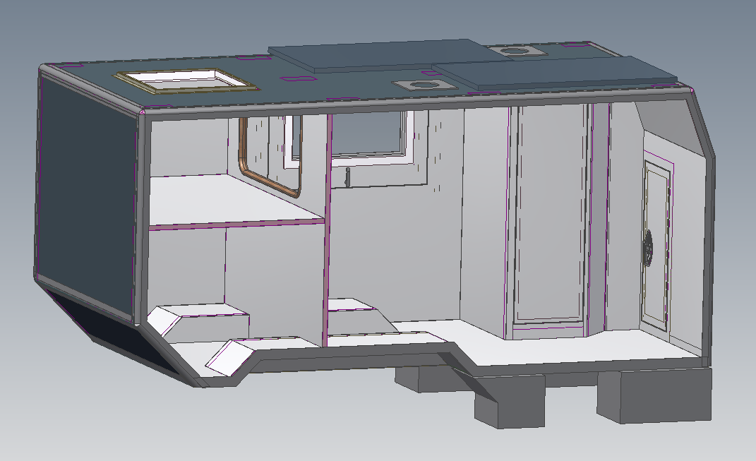 Overview of the cabin design